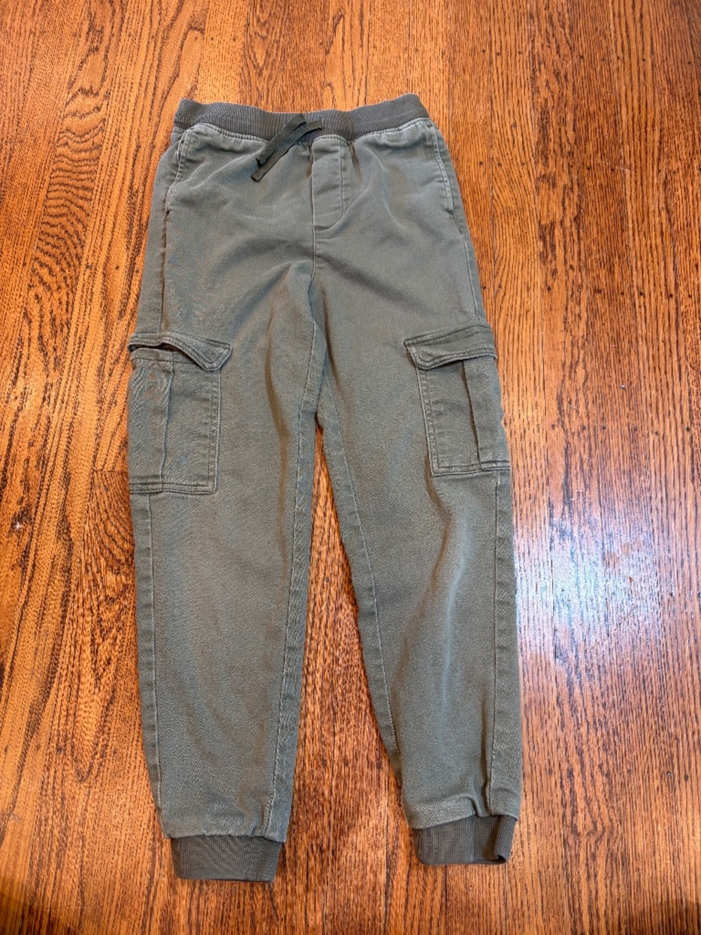 H&M Boys Cargo Joggers | Dark Green | Size 10